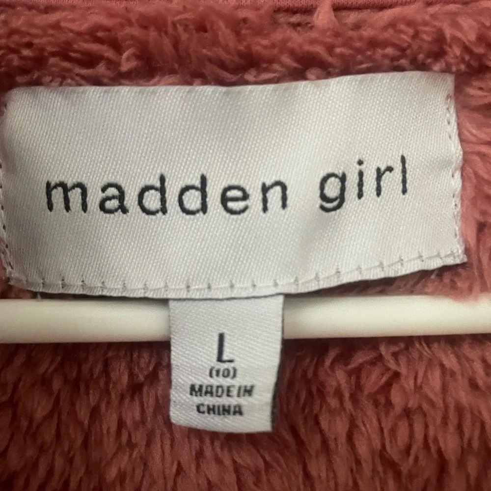 Madden Girl Teddy Bear zip up hoodie - Picture 5 of 5